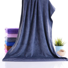 Load image into Gallery viewer, Absorbent Microfiber Drying Beach Swim Sport Bath Towel Sheet Home Textile Car Wash Care Cleaning Towel Bathroom Bath Towel
