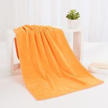 Load image into Gallery viewer, Absorbent Microfiber Drying Beach Swim Sport Bath Towel Sheet Home Textile Car Wash Care Cleaning Towel Bathroom Bath Towel
