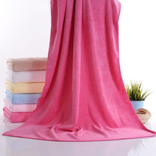 Load image into Gallery viewer, Absorbent Microfiber Drying Beach Swim Sport Bath Towel Sheet Home Textile Car Wash Care Cleaning Towel Bathroom Bath Towel
