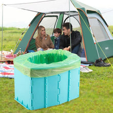Load image into Gallery viewer, Portable Travel Folding Toilet Urinal Mobile Seat For Camping Long Trip Hiking For kid
