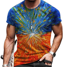 Load image into Gallery viewer, SHUJIN Summer Mens Oversized Vintage Short Sleeve T Shirts Fashion Harajuku Ethnic Printed O Collared Tshirts Camiseta Mujer

