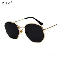 Load image into Gallery viewer, 2021 Vintage Sunglasses Men Square Metal Frame Sunglasses Pilot Mirror Classic Retro Sun Glasses Women Luxury Summer  Eyewear
