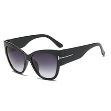 Load image into Gallery viewer, 2021 New Women Fashion Big Cat Eye Sunglasses Ladies Luxury Brand Trending T-shaped  personality sunglasses UV400
