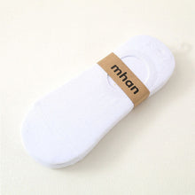 Load image into Gallery viewer, 5Pair/lot Fashion Happy Men Boat Socks Summer Autumn Non-slip Silicone Invisible Cotton Socks Male Ankle Sock slippers Meia
