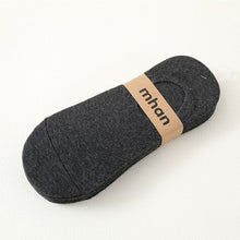 Load image into Gallery viewer, 5Pair/lot Fashion Happy Men Boat Socks Summer Autumn Non-slip Silicone Invisible Cotton Socks Male Ankle Sock slippers Meia
