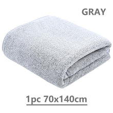 Load image into Gallery viewer, 70x140cm Bamboo Charcoal Coral Velvet Bath Towel Adult Soft Absorbent Microfiber Bamboo Fabric Towel Bathroom Bath Towel Sets

