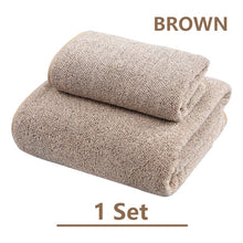 Load image into Gallery viewer, 70x140cm Bamboo Charcoal Coral Velvet Bath Towel Adult Soft Absorbent Microfiber Bamboo Fabric Towel Bathroom Bath Towel Sets
