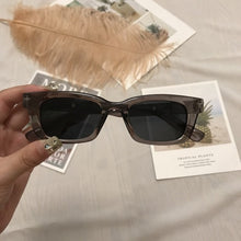 Load image into Gallery viewer, 1PCs New Unisex Rectangle Vintage Sunglasses 2021 Fashion Design Retro Sun Glasses Female Lady Eyeglass Cat Eye Casual Goggles
