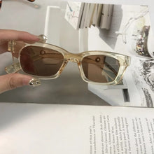 Load image into Gallery viewer, 1PCs New Unisex Rectangle Vintage Sunglasses 2021 Fashion Design Retro Sun Glasses Female Lady Eyeglass Cat Eye Casual Goggles
