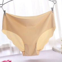 Load image into Gallery viewer, 2021 Fashion 1/3 Pcs Lady Women Seamless Panties Solid Ice Silk Cozy Brief Underwear G String Underpants Sexy Lingerie Briefs
