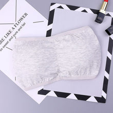 Load image into Gallery viewer, Women Crop Tops Bra Strapless Wireless Cross Strap Soft Push Up Seamless Invisible Bra Intimates Strapless Breathable Underwear
