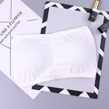 Load image into Gallery viewer, Women Crop Tops Bra Strapless Wireless Cross Strap Soft Push Up Seamless Invisible Bra Intimates Strapless Breathable Underwear
