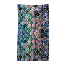 Load image into Gallery viewer, Mermaid Princess Quick Dry Towel Portable Ultralight Breathable Bath Towel Beach Camping Hiking Swimming Sunscreen Shawl
