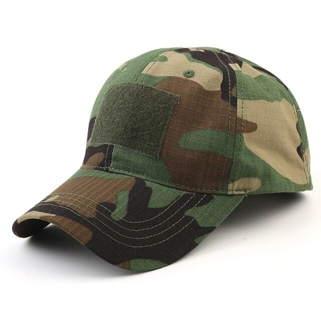 Outdoor Camouflage Adjustable Cap Tactical Summer Sunscreen Hat  Military Army Camo Airsoft Hunting Hiking Fishing Caps