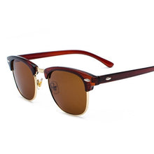 Load image into Gallery viewer, Classic Semi-Rimless Sunglasses Men&#39;s Women 2021 Square Polarized Sun glasses Men Oculos De Sol Gafas UV400 Retro Eyewear
