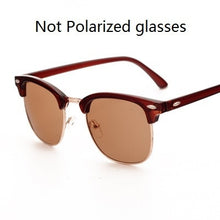 Load image into Gallery viewer, Classic Semi-Rimless Sunglasses Men&#39;s Women 2021 Square Polarized Sun glasses Men Oculos De Sol Gafas UV400 Retro Eyewear
