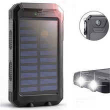 Load image into Gallery viewer, Solar Power Bank 30000mAh Waterproof Portable External Battery with SOS LED Light Travel Powerbank for Samsung Xiaomi Iphone
