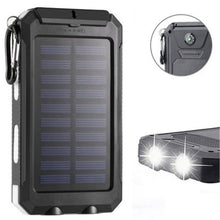 Load image into Gallery viewer, Solar Power Bank 30000mAh Waterproof Portable External Battery with SOS LED Light Travel Powerbank for Samsung Xiaomi Iphone
