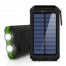 Load image into Gallery viewer, Solar Power Bank 30000mAh Waterproof Portable External Battery with SOS LED Light Travel Powerbank for Samsung Xiaomi Iphone
