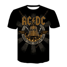 Load image into Gallery viewer, Summer Vintage Gothic 3D Printed Tshirt Casual High Quality Short Sleeve O-Neck Tops Oversized T-shirts Comfort Black T-shirt
