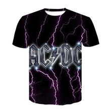 Load image into Gallery viewer, Summer Vintage Gothic 3D Printed Tshirt Casual High Quality Short Sleeve O-Neck Tops Oversized T-shirts Comfort Black T-shirt
