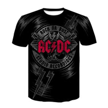 Load image into Gallery viewer, Summer Vintage Gothic 3D Printed Tshirt Casual High Quality Short Sleeve O-Neck Tops Oversized T-shirts Comfort Black T-shirt
