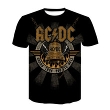 Load image into Gallery viewer, Summer Vintage Gothic 3D Printed Tshirt Casual High Quality Short Sleeve O-Neck Tops Oversized T-shirts Comfort Black T-shirt
