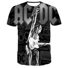 Load image into Gallery viewer, Summer Vintage Gothic 3D Printed Tshirt Casual High Quality Short Sleeve O-Neck Tops Oversized T-shirts Comfort Black T-shirt
