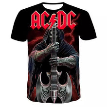 Load image into Gallery viewer, Summer Vintage Gothic 3D Printed Tshirt Casual High Quality Short Sleeve O-Neck Tops Oversized T-shirts Comfort Black T-shirt
