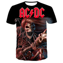 Load image into Gallery viewer, Summer Vintage Gothic 3D Printed Tshirt Casual High Quality Short Sleeve O-Neck Tops Oversized T-shirts Comfort Black T-shirt
