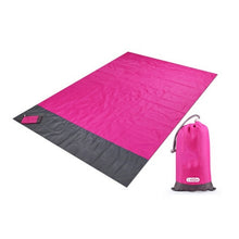 Load image into Gallery viewer, 200CM Large Beach Mat Anti Sand-free Beach Anti Sand Beach Towel Blanket Pad Camping Bed Picnic 4 Anchor Wind Prevent Sand Proof
