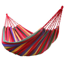 Load image into Gallery viewer, Hanging Hammock Indoor Travel Outdoor Camping Home Bedroom Hammock Lazy Chair Swing Chair Thick Canvas Portable Hammocks
