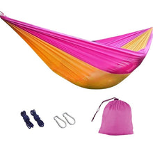 Load image into Gallery viewer, Hanging Hammock Indoor Travel Outdoor Camping Home Bedroom Hammock Lazy Chair Swing Chair Thick Canvas Portable Hammocks
