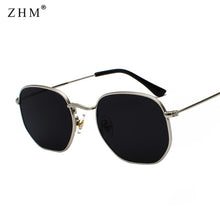 Load image into Gallery viewer, 2021 Vintage Sunglasses Men Square Metal Frame Sunglasses Pilot Mirror Classic Retro Sun Glasses Women Luxury Summer  Eyewear
