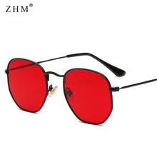 Load image into Gallery viewer, 2021 Vintage Sunglasses Men Square Metal Frame Sunglasses Pilot Mirror Classic Retro Sun Glasses Women Luxury Summer  Eyewear

