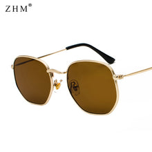 Load image into Gallery viewer, 2021 Vintage Sunglasses Men Square Metal Frame Sunglasses Pilot Mirror Classic Retro Sun Glasses Women Luxury Summer  Eyewear
