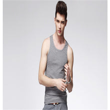 Load image into Gallery viewer, Men&#39;s Fashion Sleeveless Fitness Bodybuilding Shirt Muscle Gym Running Workout Sports Vest Vest Men
