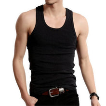 Load image into Gallery viewer, Men&#39;s Fashion Sleeveless Fitness Bodybuilding Shirt Muscle Gym Running Workout Sports Vest Vest Men
