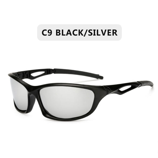 2020 New Polarized Sunglasses Men Brand Designer Square Sports Sun Glasses for Men Driving Fishing Black Frame Goggle UV400