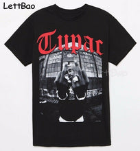 Load image into Gallery viewer, Tupac 2pac Hip Hop Funny T-shirt T Shirt Men Vintage Graphic Novelty Streetwear T Shirt Punk Custom Summer Japanese Kpop Clothes
