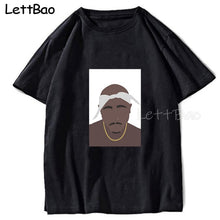 Load image into Gallery viewer, Tupac 2pac Hip Hop Funny T-shirt T Shirt Men Vintage Graphic Novelty Streetwear T Shirt Punk Custom Summer Japanese Kpop Clothes
