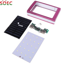 Load image into Gallery viewer, New Hot 1SET 5x18650 Powerbank Cover Power Bank 18650 Solar Power Bank Case DIY Box Dual USB Kit Phone Charger Flashlight
