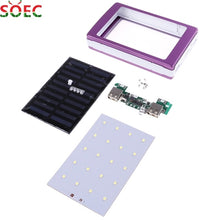 Load image into Gallery viewer, New Hot 1SET 5x18650 Powerbank Cover Power Bank 18650 Solar Power Bank Case DIY Box Dual USB Kit Phone Charger Flashlight

