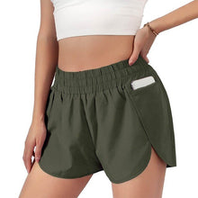 Load image into Gallery viewer, Fitness Shorts Women Athletic Workout Summer Short Femme Elastic Waist Solid Running Pockets Shorts 2021 Шорты Женский
