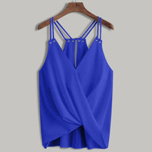 Load image into Gallery viewer, Women Casual Sleeveless Tank Top Vest female summer Tank Shirt Cami hot Top Ladies fashion camisole top camiseta mujer tirantes
