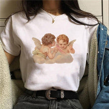 Load image into Gallery viewer, 2020 Harajuku t shirt women Angel Funny Ullzang 90s Korean Style T-shirt Aesthetic Kawaii vintage Tshirt Fashion Top Tees Female
