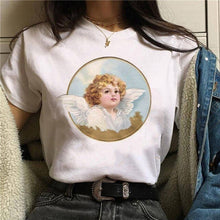 Load image into Gallery viewer, 2020 Harajuku t shirt women Angel Funny Ullzang 90s Korean Style T-shirt Aesthetic Kawaii vintage Tshirt Fashion Top Tees Female
