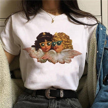 Load image into Gallery viewer, 2020 Harajuku t shirt women Angel Funny Ullzang 90s Korean Style T-shirt Aesthetic Kawaii vintage Tshirt Fashion Top Tees Female
