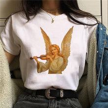 Load image into Gallery viewer, 2020 Harajuku t shirt women Angel Funny Ullzang 90s Korean Style T-shirt Aesthetic Kawaii vintage Tshirt Fashion Top Tees Female
