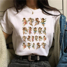 Load image into Gallery viewer, 2020 Harajuku t shirt women Angel Funny Ullzang 90s Korean Style T-shirt Aesthetic Kawaii vintage Tshirt Fashion Top Tees Female

